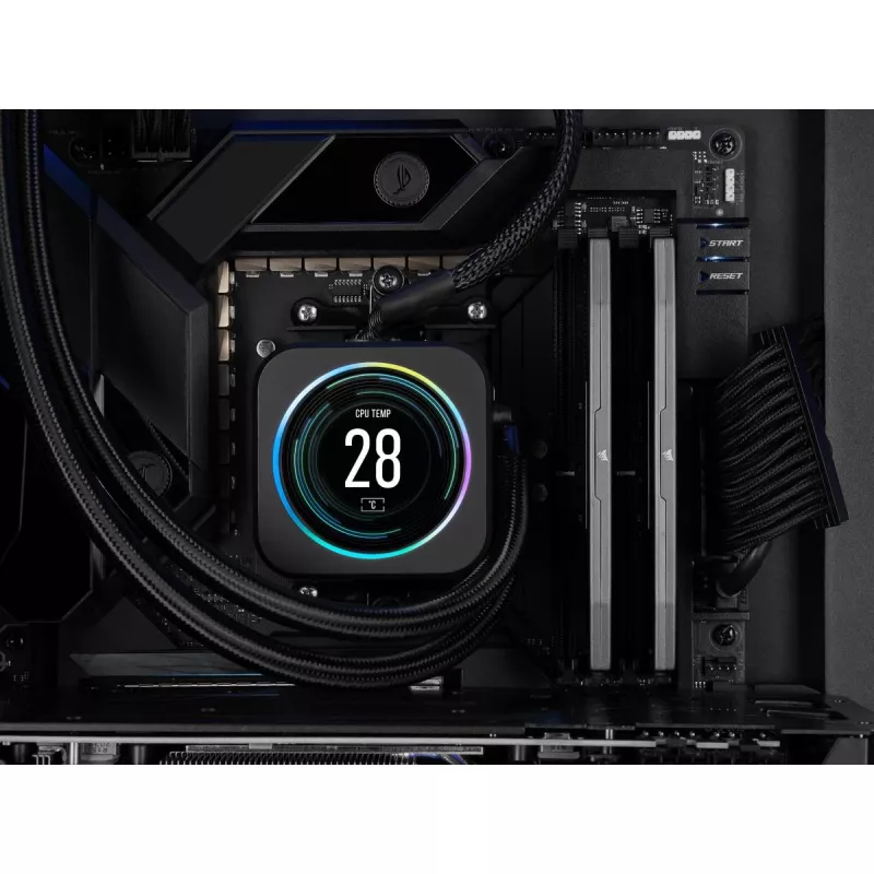 Memória CORSAIR 64 GB – DDR5 (2x32 GB) DRAM 5600 MT/s CL40 AMD EXPO e Intel XMP kit de memória Vengeance
