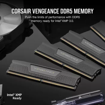 Memória CORSAIR 32GB (2x16GB) DDR5 DRAM 7200MT/s CL34 kit de memória Vengeance - preta