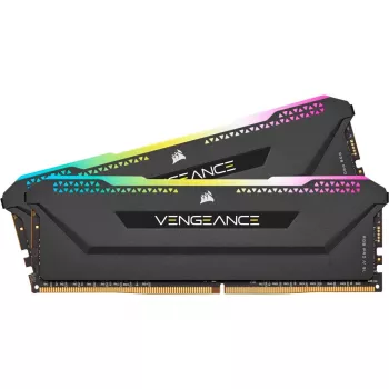 Memória CORSAIR 32GB DDR4 3200MHz C16 (2x16gb) Vengeance RGB Pro preto