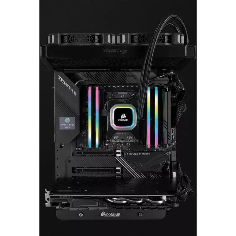 Memória CORSAIR 32GB DDR4 3200MHz C16 (2x16gb) Vengeance RGB Pro preto