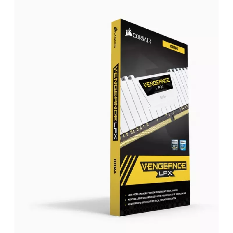 Memória CORSAIR 32GB (2 x 16GB) DDR4 DRAM 3200MHz C16 kit de memória Vengeance LPX - branco
