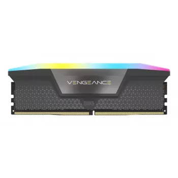 Memória CORSAIR 64GB (2x32GB) DDR5 DRAM 5200MT/s CL40 AMD EXPO & Intel XMP kit de memória Vengeance RGB