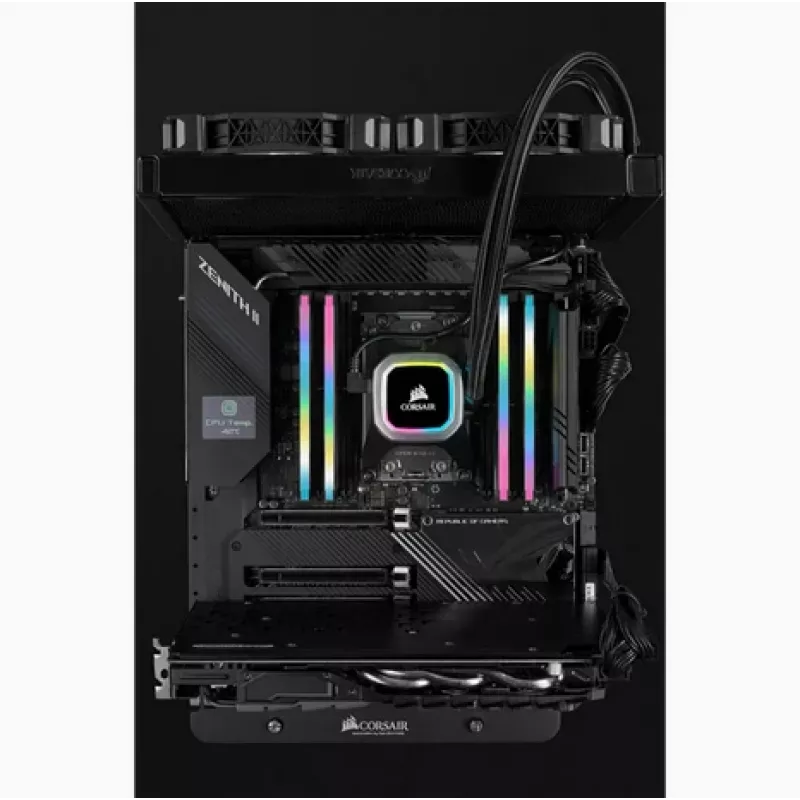 Memória CORSAIR 64GB DDR4 (4 x 16GB) DRAM 3200MHz C16 kit de memória Vengeance RGB Pro SL preto