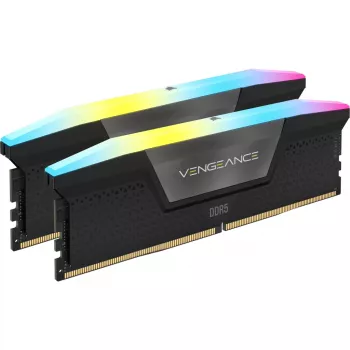 Memória CORSAIR 48 GB DDR5 (2x24 GB) DRAM 6000 MT/s CL36 kit de memória Vengeance RGB preto