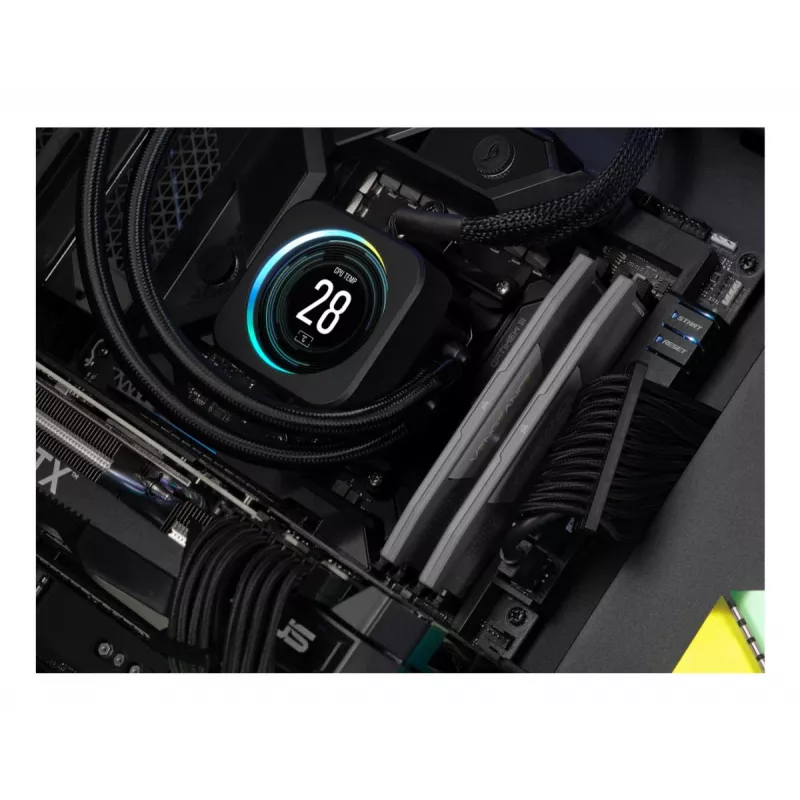 Memória CORSAIR 64GB - DDR5 (4x16GB) DRAM 5600MT/s CL36 AMD EXPO & Intel XMP kit de memória Vengeance