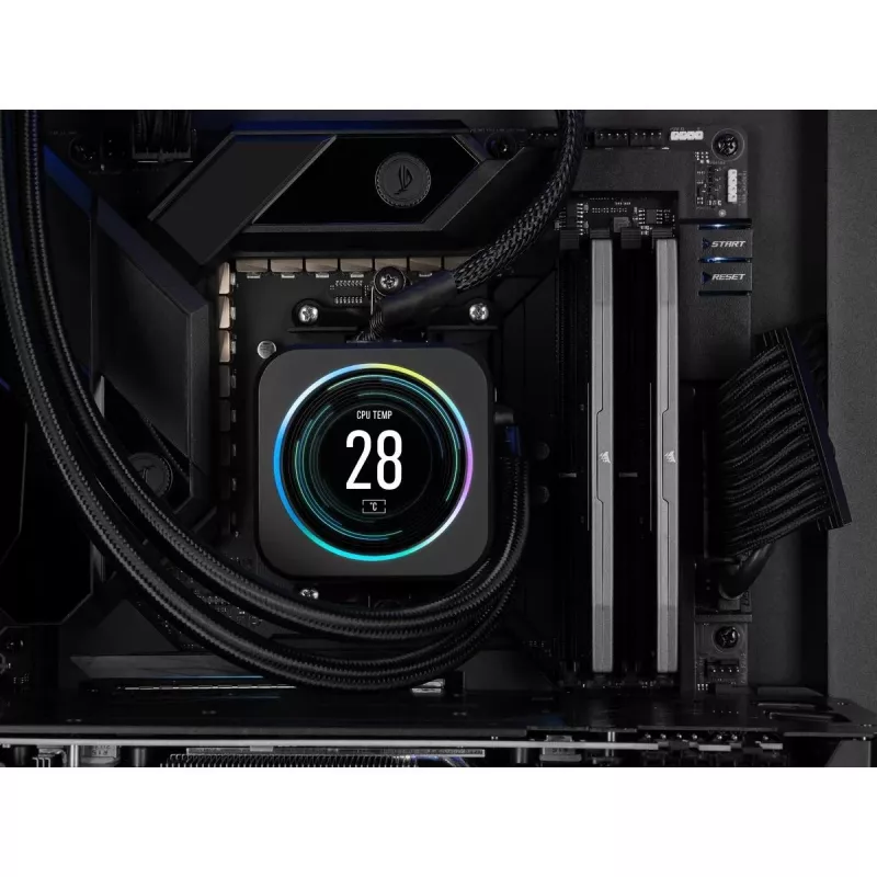 DIMM 64 GB DDR5-6000 (4x 16 GB) Quad-Kit, memória preta, CMK64GX5M4B6000Z36, Vengeance, AMD EXPO