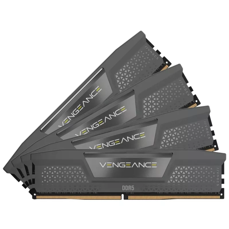 DIMM 64 GB DDR5-6000 (4x 16 GB) Quad-Kit, memória preta, CMK64GX5M4B6000Z36, Vengeance, AMD EXPO