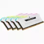 Memória CORSAIR 64GB DDR4 (4 x 16GB) DRAM 3200MHz C16 Kit de memória Vengeance RGB Pro Sl White