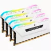 Memória CORSAIR 64GB DDR4 (4 x 16GB) DRAM 3200MHz C16 Kit de memória Vengeance RGB Pro Sl White