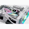 Memória CORSAIR 64GB DDR4 (4 x 16GB) DRAM 3200MHz C16 Kit de memória Vengeance RGB Pro Sl White