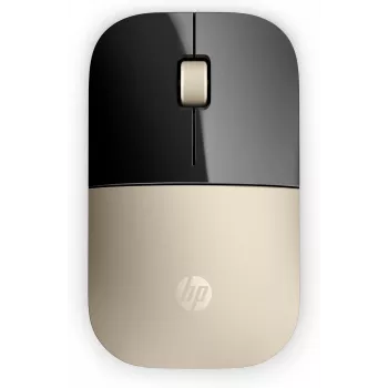 Rato sem fios HP Z3700 Gold, ambidestro, ótico, RF Wireless, 1200 DPI, dourado