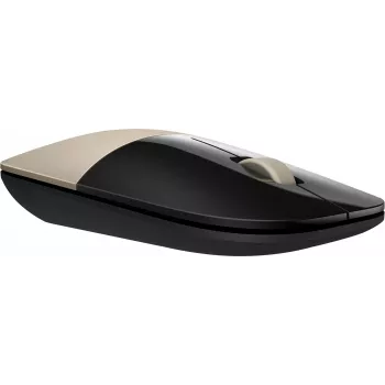 Rato sem fios HP Z3700 Gold, ambidestro, ótico, RF Wireless, 1200 DPI, dourado