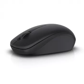 Rato sem fios DELL preto WM126, ambidestro, ótico, RF Wireless, 1000 DPI, preto