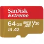 WESTERN DIGITAL Extreme microSDXC 64GB adaptador SD action-cams e drones 170MB/s 80MB/s A2 C10 V30 UHS-I U3