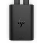 HP 600Q7AA carregador GaN USB-C de 65 W para portátil, 2 × USB-C, 20 V, preto