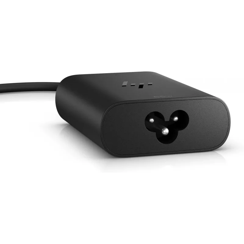 HP 600Q7AA carregador GaN USB-C de 65 W para portátil, 2 × USB-C, 20 V, preto