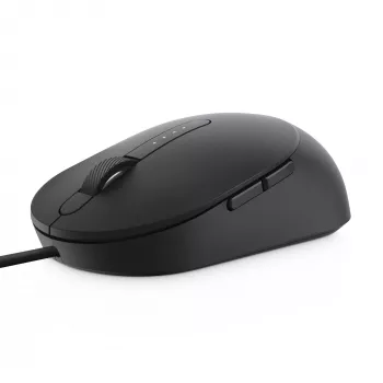 Rato com fio DELL Pro - MS3220 - preto, ambidestro, laser, USB Type-A, 3200 DPI, 2 ms, preto
