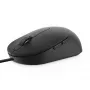 Rato com fio DELL Pro - MS3220 - preto, ambidestro, laser, USB Type-A, 3200 DPI, 2 ms, preto