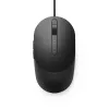 Rato com fio DELL Pro - MS3220 - preto, ambidestro, laser, USB Type-A, 3200 DPI, 2 ms, preto