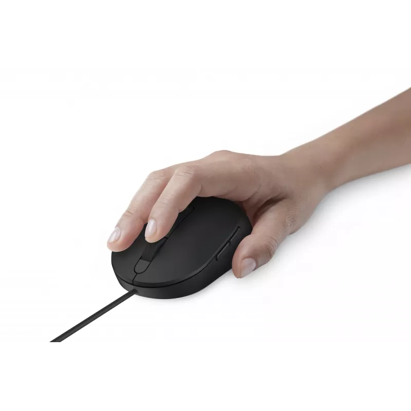 Rato com fio DELL Pro - MS3220 - preto, ambidestro, laser, USB Type-A, 3200 DPI, 2 ms, preto