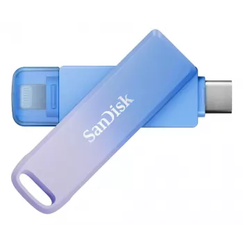 WESTERN DIGITAL SanDisk Creator Phone Drive - 128 GB pen drive - USB-C/Lightning - azul