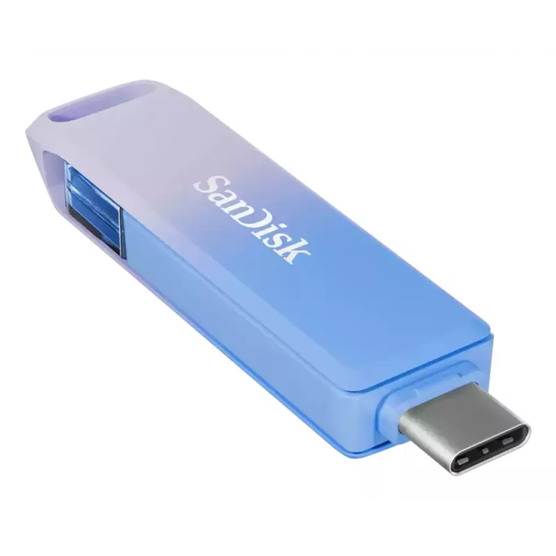 WESTERN DIGITAL SanDisk Creator Phone Drive - 128 GB pen drive - USB-C/Lightning - azul