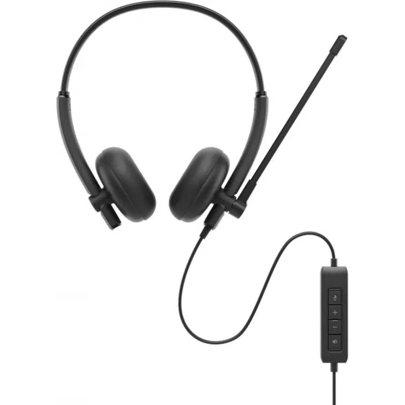 DELL WH125 headset com fio arco de cabeça chamadas/música USB Type-A preto