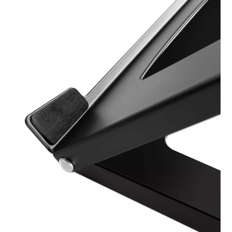 Suporte para portátil e tablet Manhattan, ajustável (5 posições), adequado para todos os tablets e portáteis até 15,6 polegadas, portátil e leve, aço, preto, garantia vitalícia