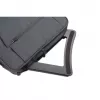 Suporte para portátil e tablet Manhattan, ajustável (5 posições), adequado para todos os tablets e portáteis até 15,6 polegadas, portátil e leve, aço, preto, garantia vitalícia