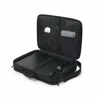 DICOTA Eco Multi Plus Base - Mala para portátil 15-17.3in - preto / 300d Rpet poliéster