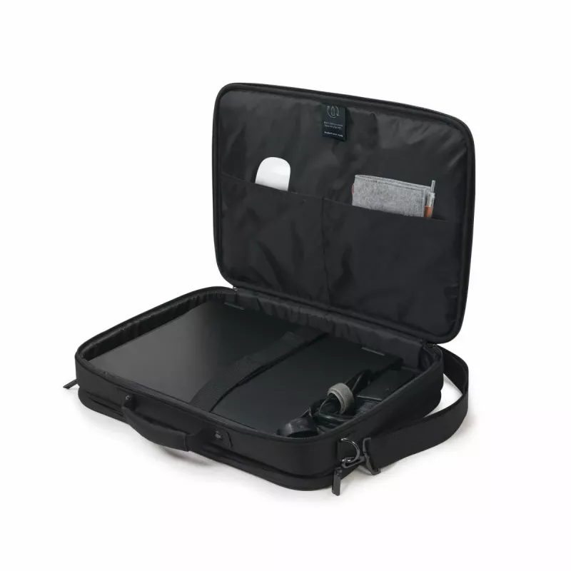 DICOTA Eco Multi Plus Base - Mala para portátil 15-17.3in - preto / 300d Rpet poliéster