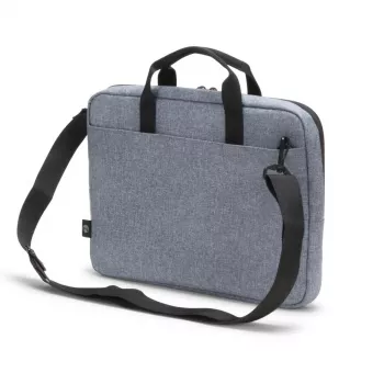 Mala para portátil DICOTA Eco Motion fina – 14-15,6 polegadas – azul denim / poliéster RPE 600d