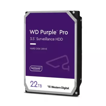 Disco rígido WESTERN DIGITAL - Wd Purple Pro WD221PURP - 22 TB - SATA 6 Gbit/s - 3,5 polegadas - 7200 rpm - 512 MB de cache