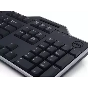 Teclado DELL KB813 universal USB QWERTZ alemão preto