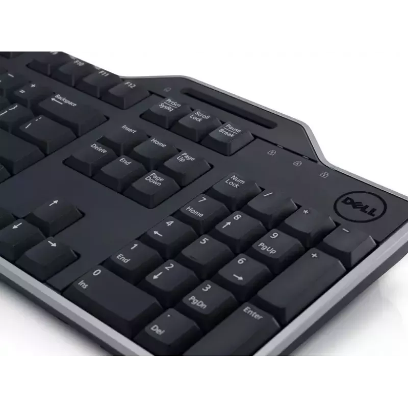 Teclado DELL KB813 universal USB QWERTZ alemão preto