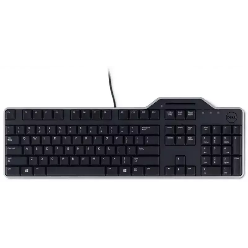 Teclado DELL KB813 universal USB QWERTZ alemão preto