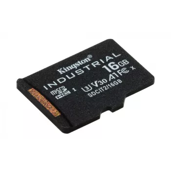 Cartão microSDHC Industrial C10 A1 pSLC Kingston Technology 16GB embalagem individual sem adaptador