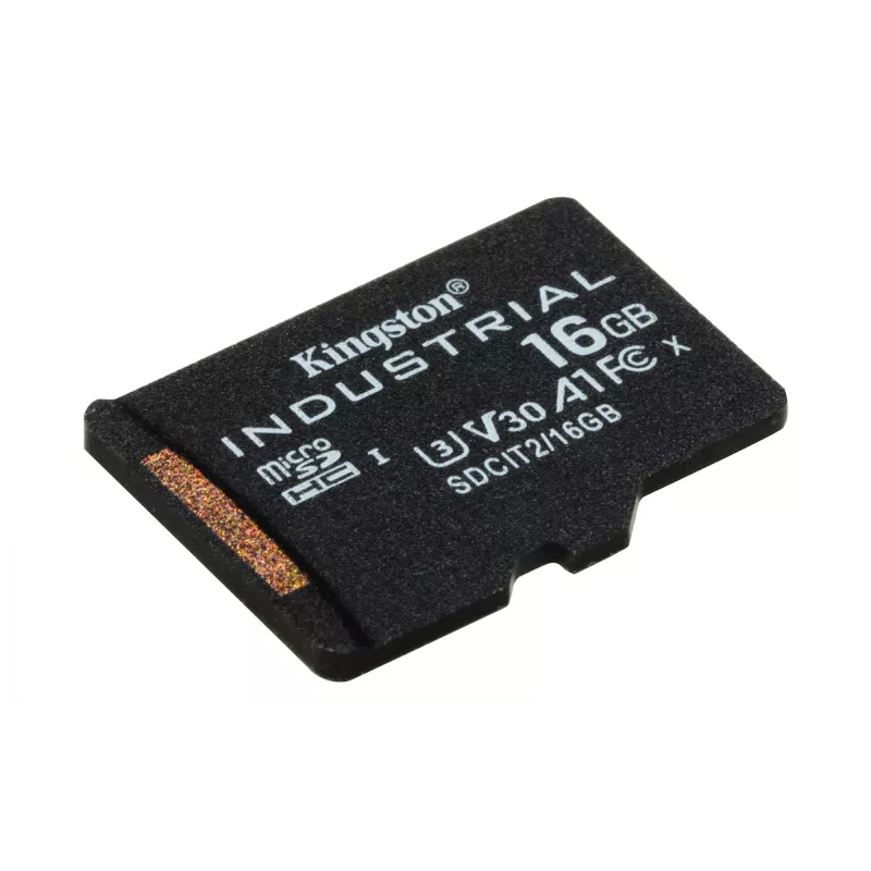 Cartão microSDHC Industrial C10 A1 pSLC Kingston Technology 16GB embalagem individual sem adaptador