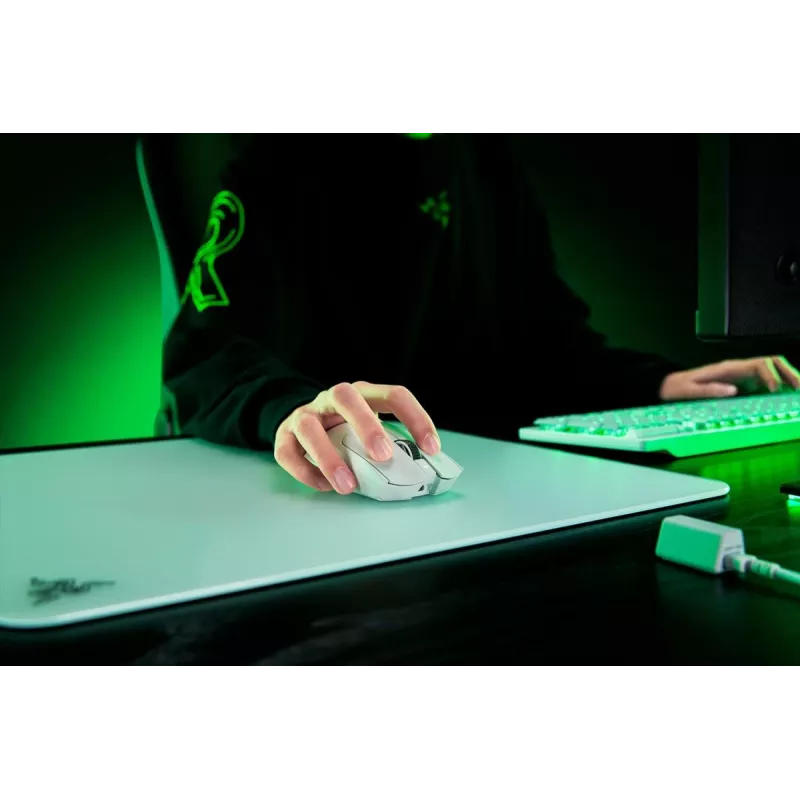 Rato para gaming RAZER Viper V3 Pro – Sem fios / Com fios – Branco