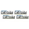 DIMM 64 GB DDR4-3600 (4x 16 GB) Quad-Kit, memória RAM prateada, F4-3600C16Q-64GTESC, Trident Z Royal Elite, INTEL XMP