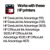 Tinteiro original HP 652 Preto Ink Advantage