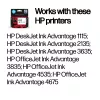Tinteiro original HP 652 Tri-color Ink Advantage, Ciano, Magenta, Amarelo, 1 unid., 200 páginas