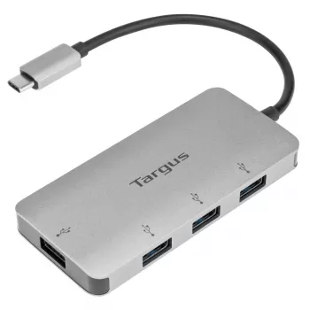 Hub de interfaces Targus ACH226EU USB 3.2 Gen 1 (3.1 Gen 1) Type-C 5000 Mbit/s Prateado