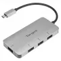 Hub de interfaces Targus ACH226EU USB 3.2 Gen 1 (3.1 Gen 1) Type-C 5000 Mbit/s Prateado