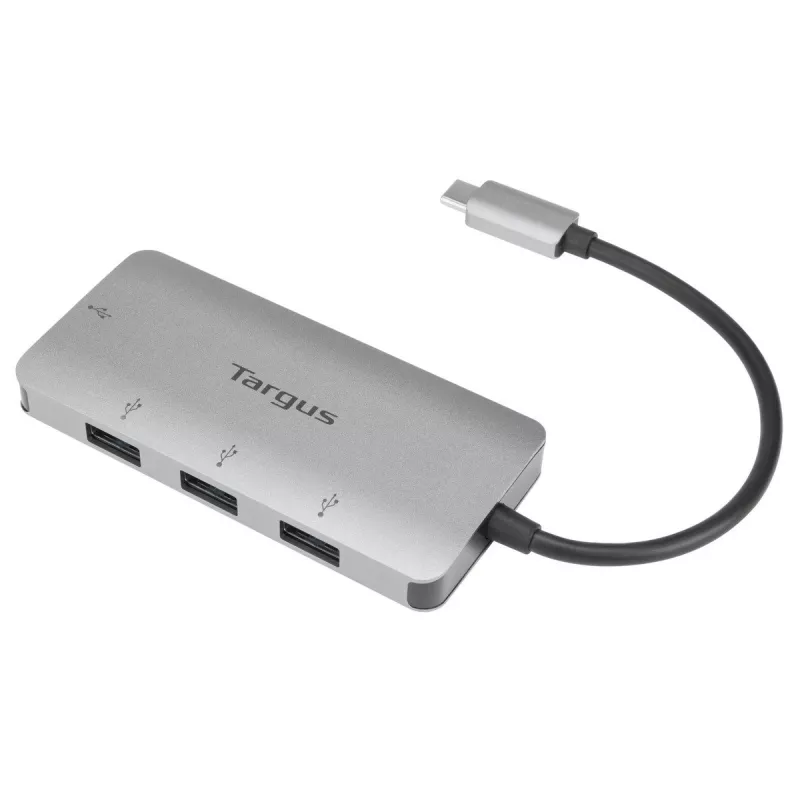Hub de interfaces Targus ACH226EU USB 3.2 Gen 1 (3.1 Gen 1) Type-C 5000 Mbit/s Prateado