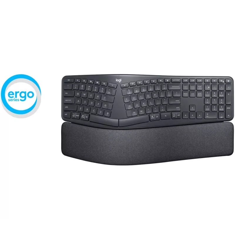 Teclado dividido sem fios LOGITECH Ergo K860 Grafite - Qwertz Suíço