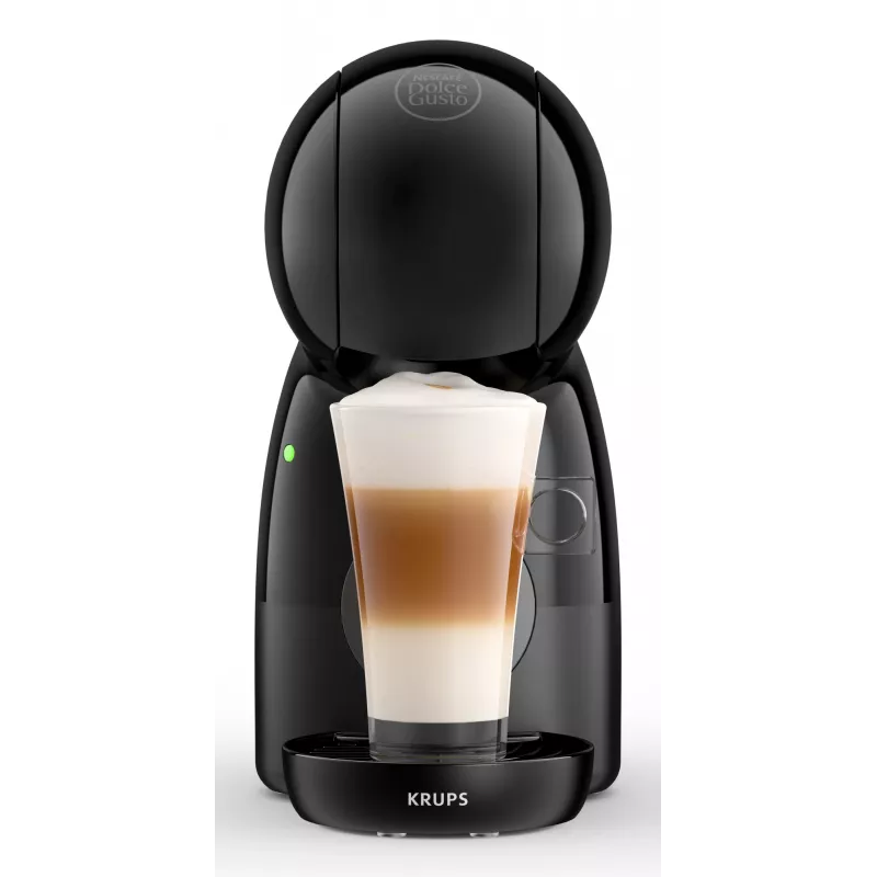Máquina de café expresso KRUPS Piccolo XS KP1A3B, depósito de água de 0,8 l, cápsulas Dolce Gusto, 1600 W, bancada, preto