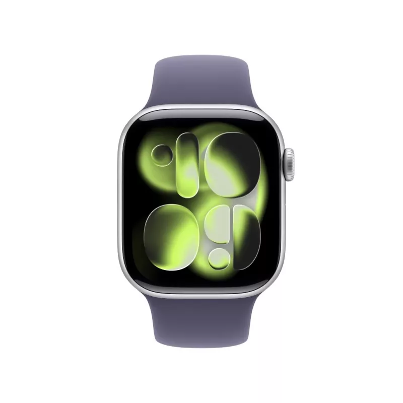 APPLE Watch Series 11 GPS + Cellular 42mm Caixa de Alumínio Prateado com Bracelete Desportiva Purple Fog S/M
