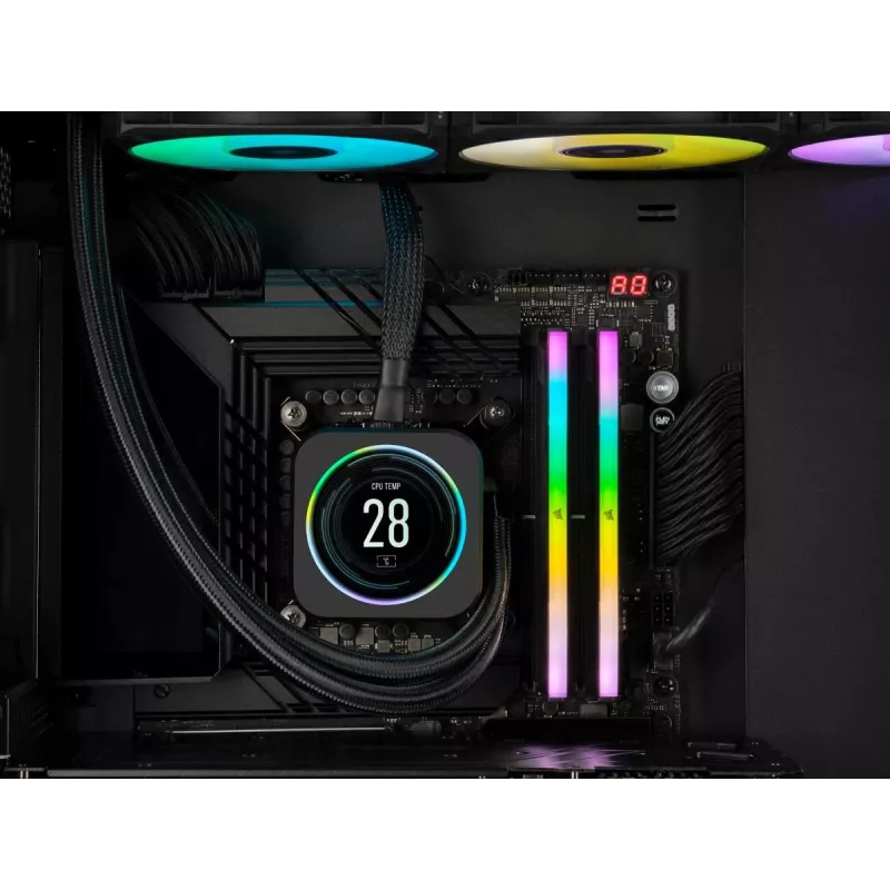Corsair Vengeance RGB kit de memória RAM 32 GB (2x16 GB) DDR5-6000 CL38, preto