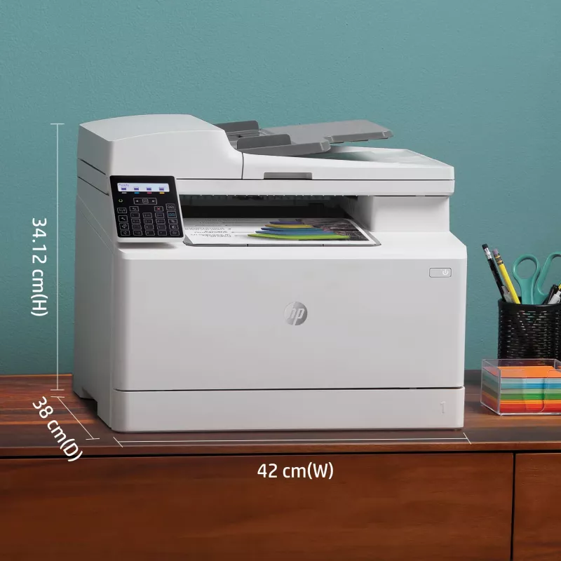 HP Color LaserJet Pro MFP M183fw, Laser, impressão a cores, 600 x 600 DPI, A4, impressão direta, branco